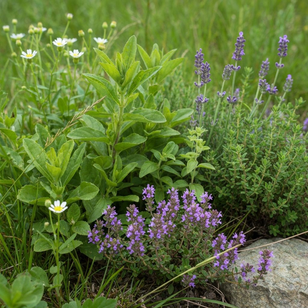 Kräuter in der Natur
